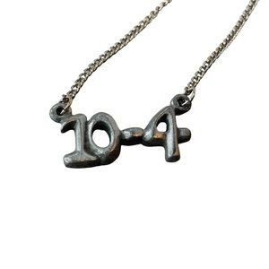 Vintage Silvertone Chain Link 10-4 Trucker 70’s Pendant Necklace CB Radio Talk